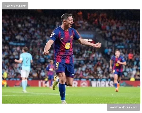 莱万戴帽创生涯纪录,巴萨4-2客胜塞尔塔